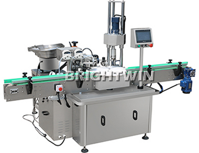 Small volume liquid filling capping mono-block machine